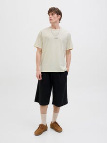 Jack & Jones Gedruckt Rundhalsausschnitt T-shirt -Antique White - 12276823
