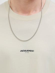 Jack & Jones Gedruckt Rundhalsausschnitt T-shirt -Antique White - 12276823