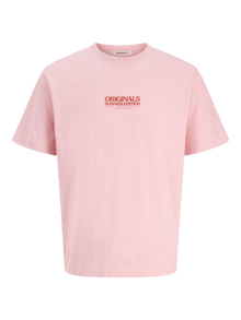 Jack & Jones Printed T-shirt -Tickled Pink - 12276826
