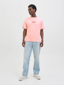 Jack & Jones Printed T-shirt -Tickled Pink - 12276826