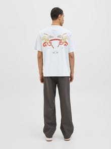 Jack & Jones Gedruckt Rundhalsausschnitt T-shirt -Skyway - 12276830