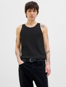 Jack & Jones Effen Ronde hals Tank top -Black - 12276850