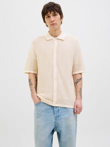 Jack & Jones Strepen Polo shirt -Sea Salt - 12276890