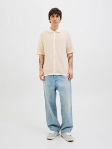 Jack & Jones Strepen Polo shirt -Sea Salt - 12276890