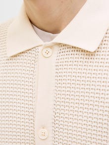 Jack & Jones Strepen Polo shirt -Sea Salt - 12276890