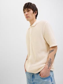 Jack & Jones Strepen Polo shirt -Sea Salt - 12276890
