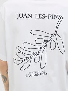 Jack & Jones Gedruckt T-shirt -Bright White - 12276941