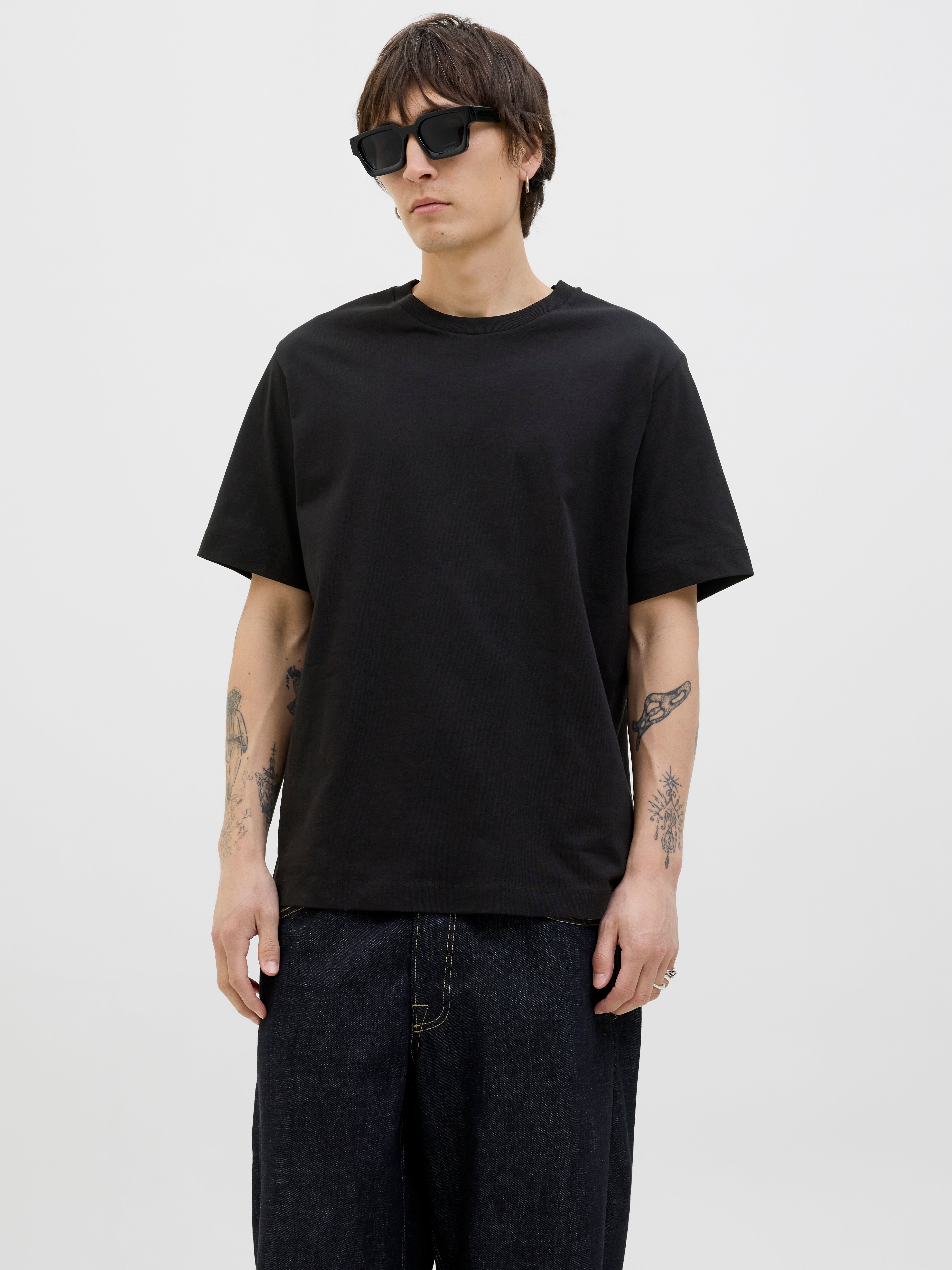 Gedruckt Rundhalsausschnitt T-shirt
