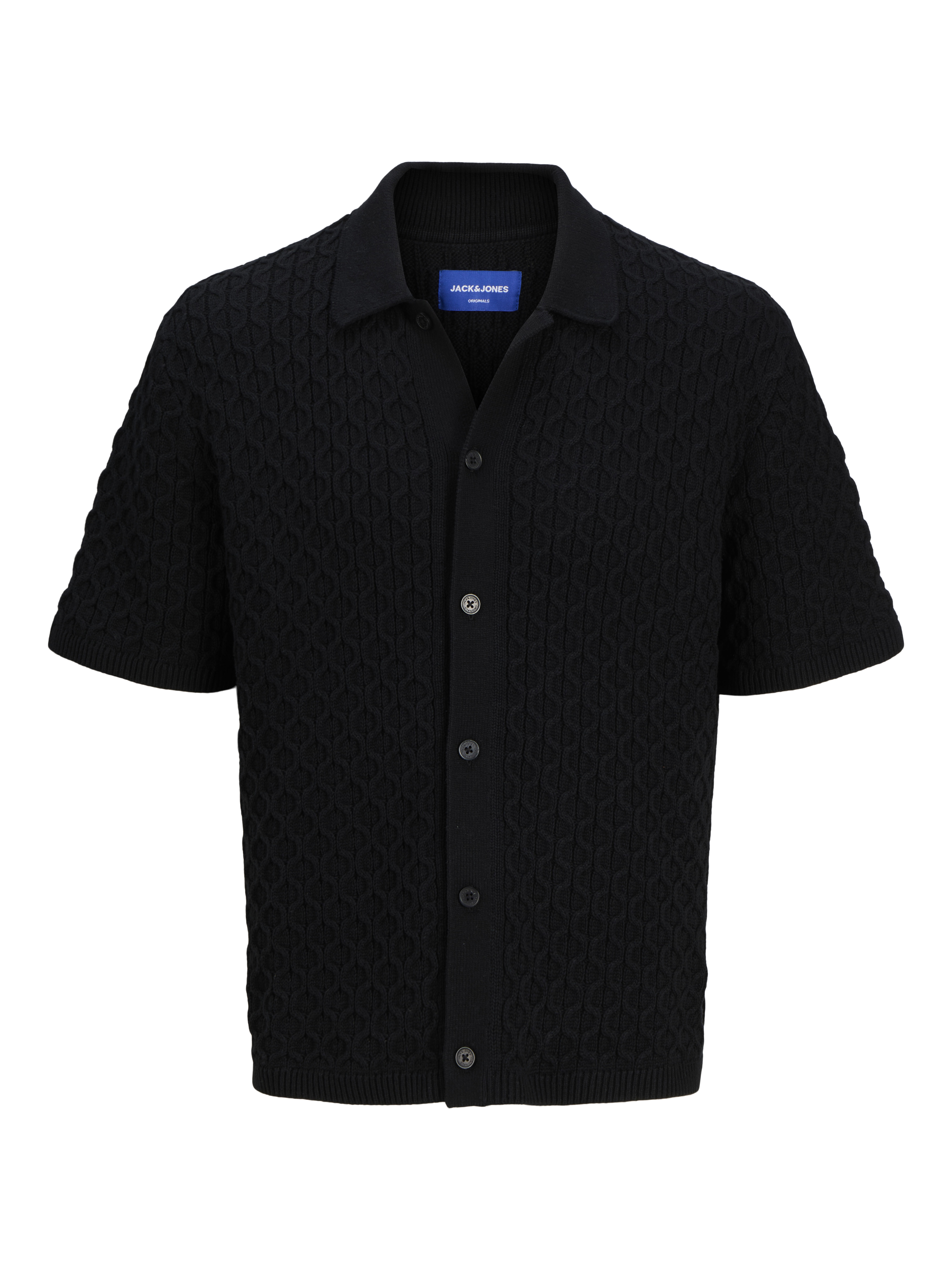 Thumbnail - Einfarbig Gestricktes Polo