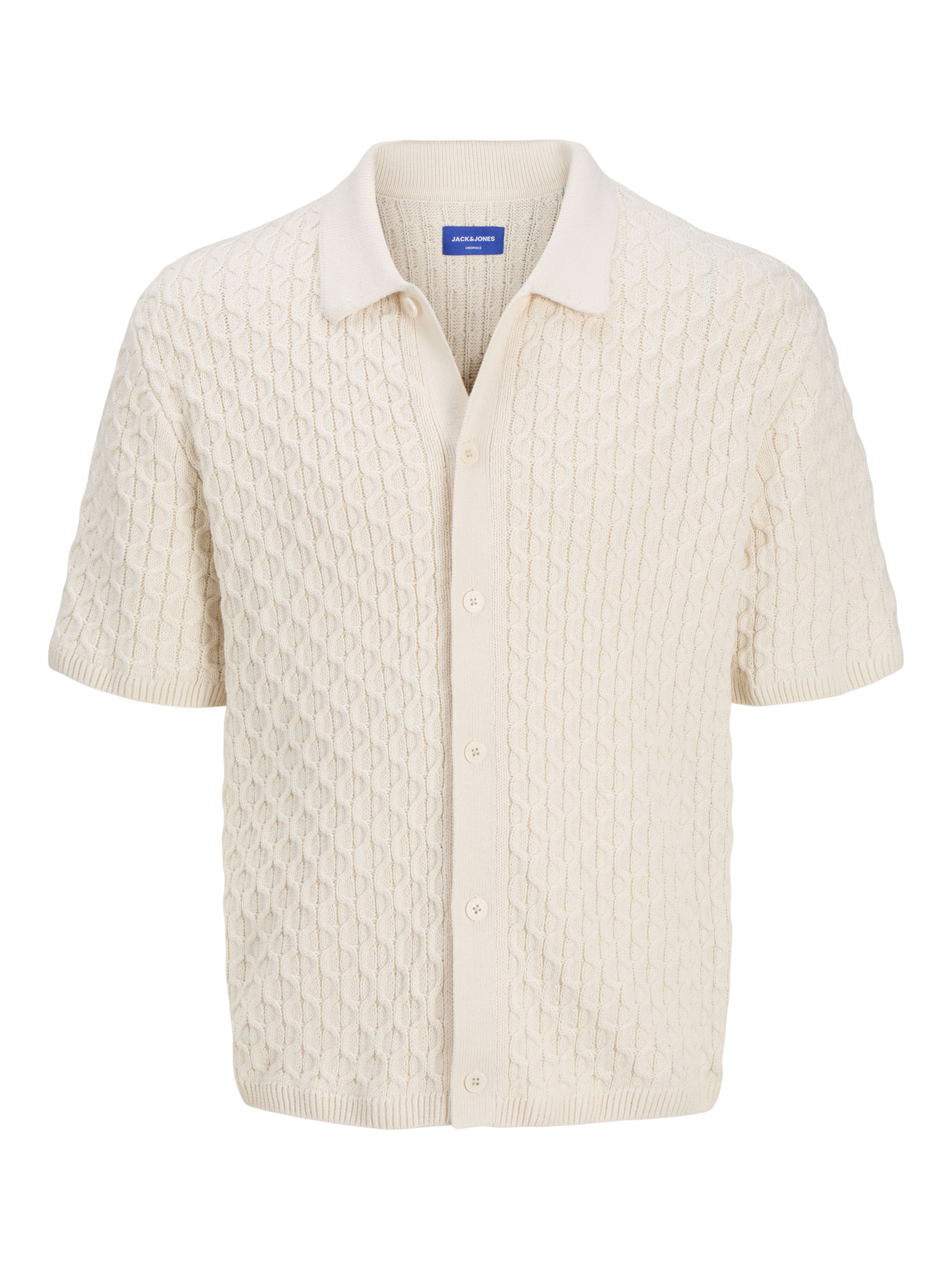 Thumbnail - Einfarbig Gestricktes Polo