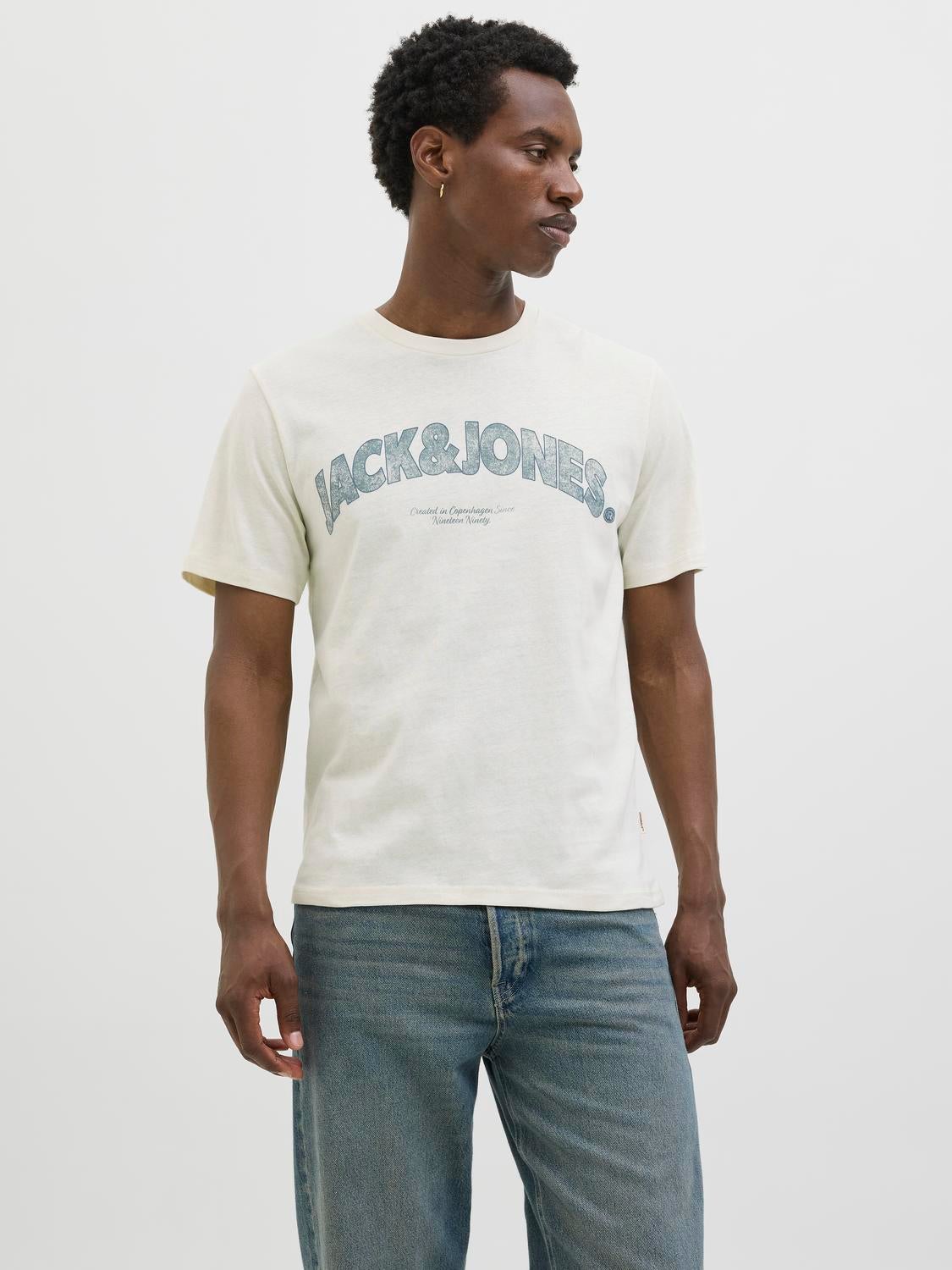 Jack Johnson Geoff McFetridge Tシャツ Printed T-shirt | Dark Blue | Jack & Jones®