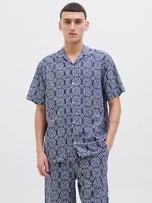 Jack & Jones Laisvas kirpimas Marškiniai -Ocean Cavern - 12277186