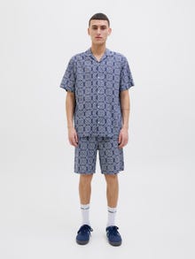 Jack & Jones Laisvas kirpimas Marškiniai -Ocean Cavern - 12277186