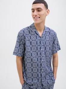 Jack & Jones Laisvas kirpimas Marškiniai -Ocean Cavern - 12277186