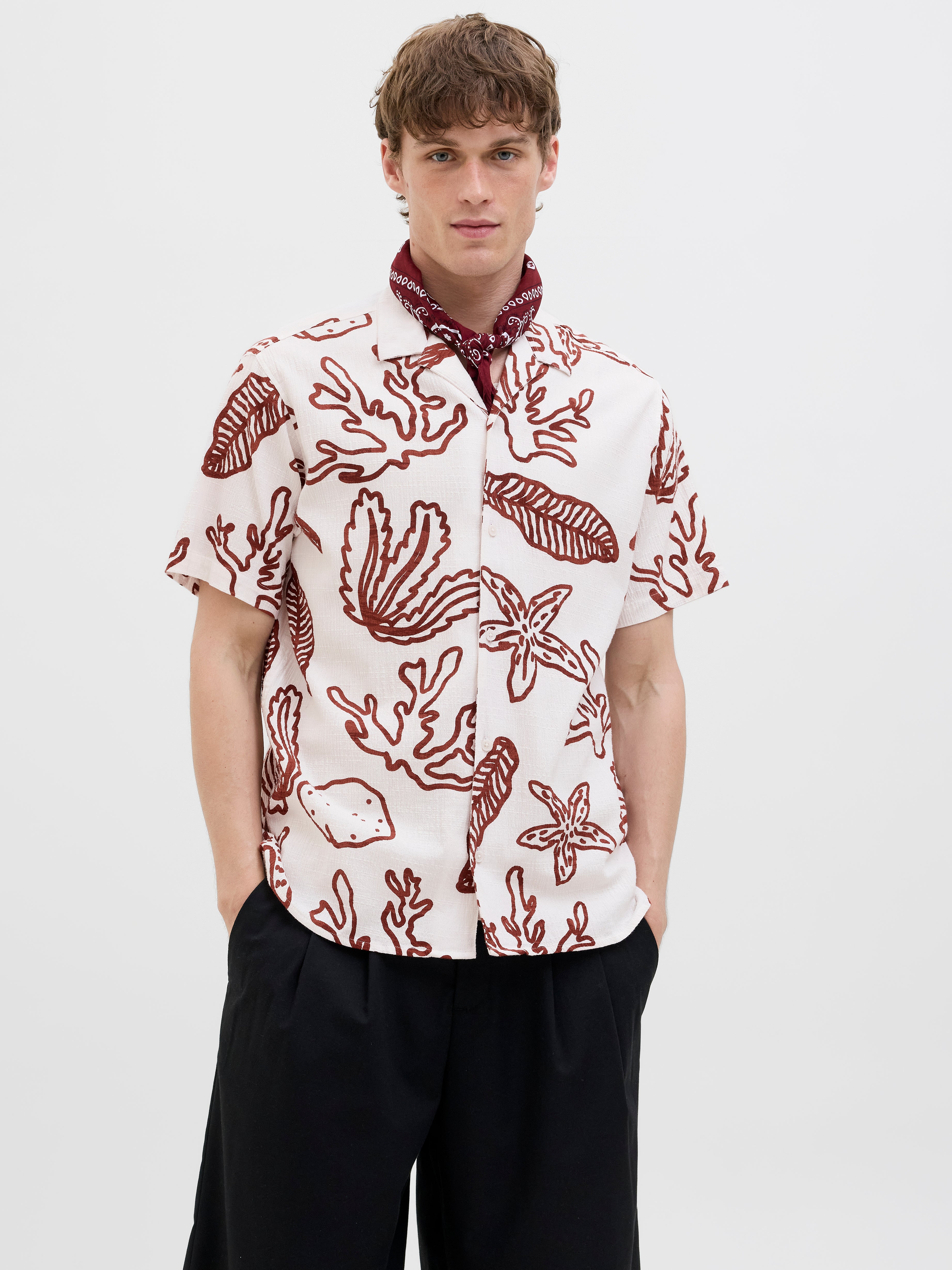Relaxed Fit Hawaii-hemd