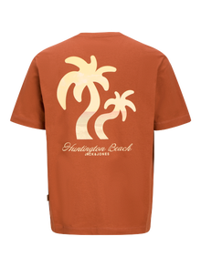 Jack & Jones T-shirt Imprimé -Arabian Spice - 12277229