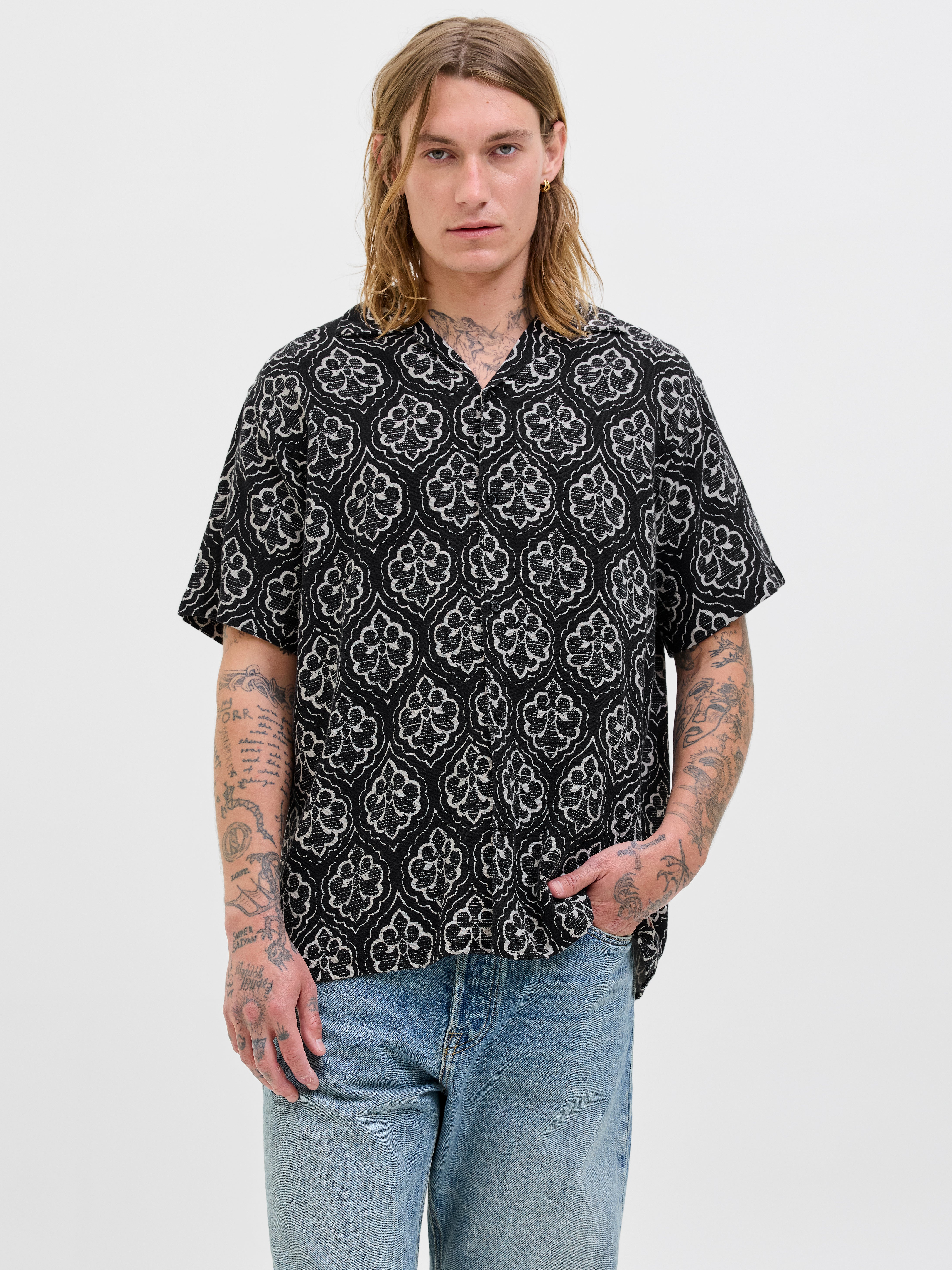 Relaxed Fit Hawaii-hemd