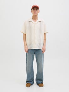 Jack & Jones Relaxed Fit Košulja -Antique White - 12277258