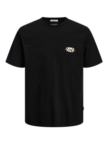 Jack & Jones T-shirt Imprimé Col ras du cou -Black - 12277267