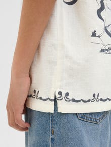 Jack & Jones Skjorte Junior -Cloud Dancer - 12277293