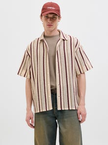 Jack & Jones Laisvas kirpimas Marškiniai -Antique White - 12277295