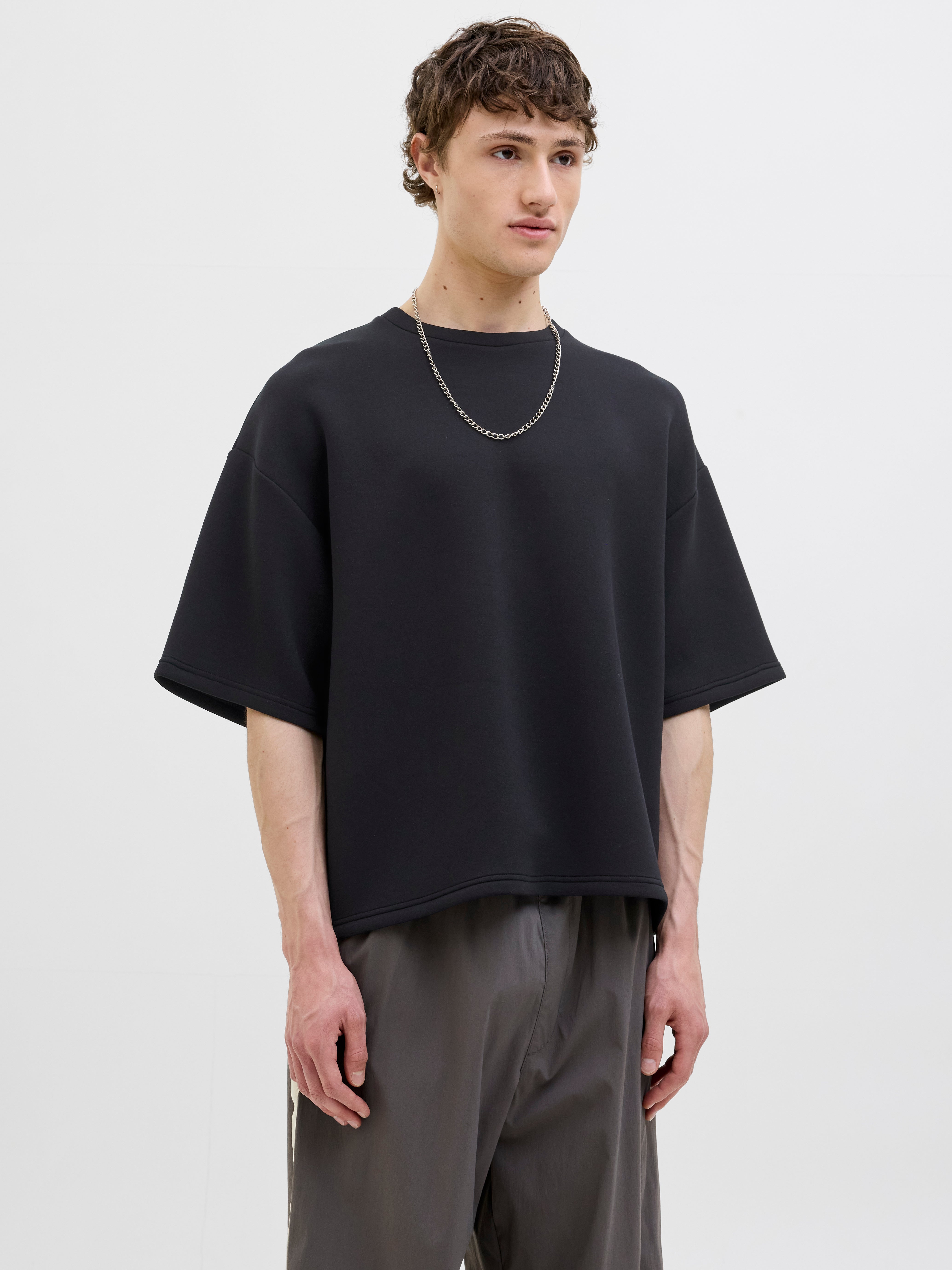 Einfarbig Sweatshirt