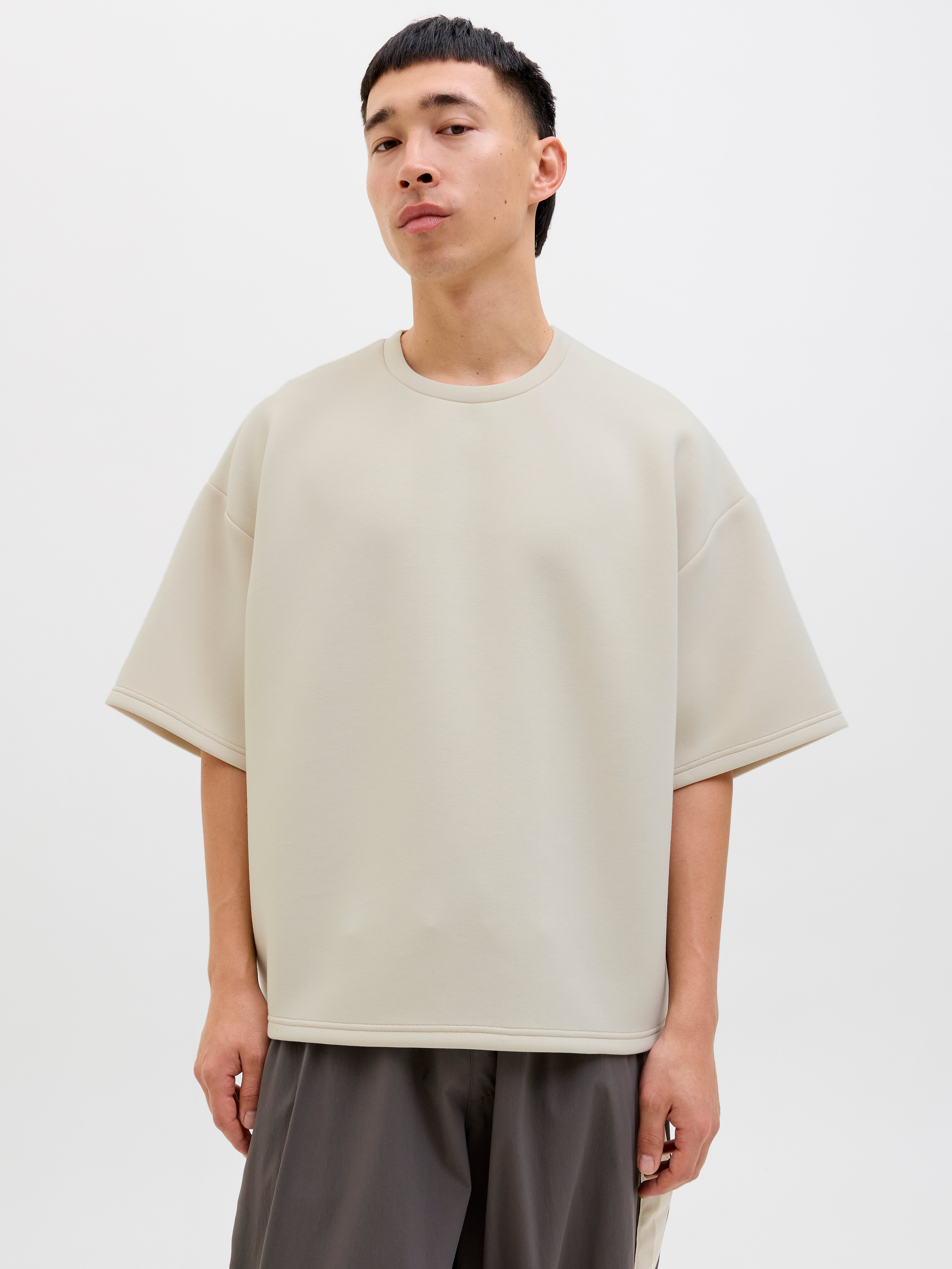 Einfarbig Sweatshirt