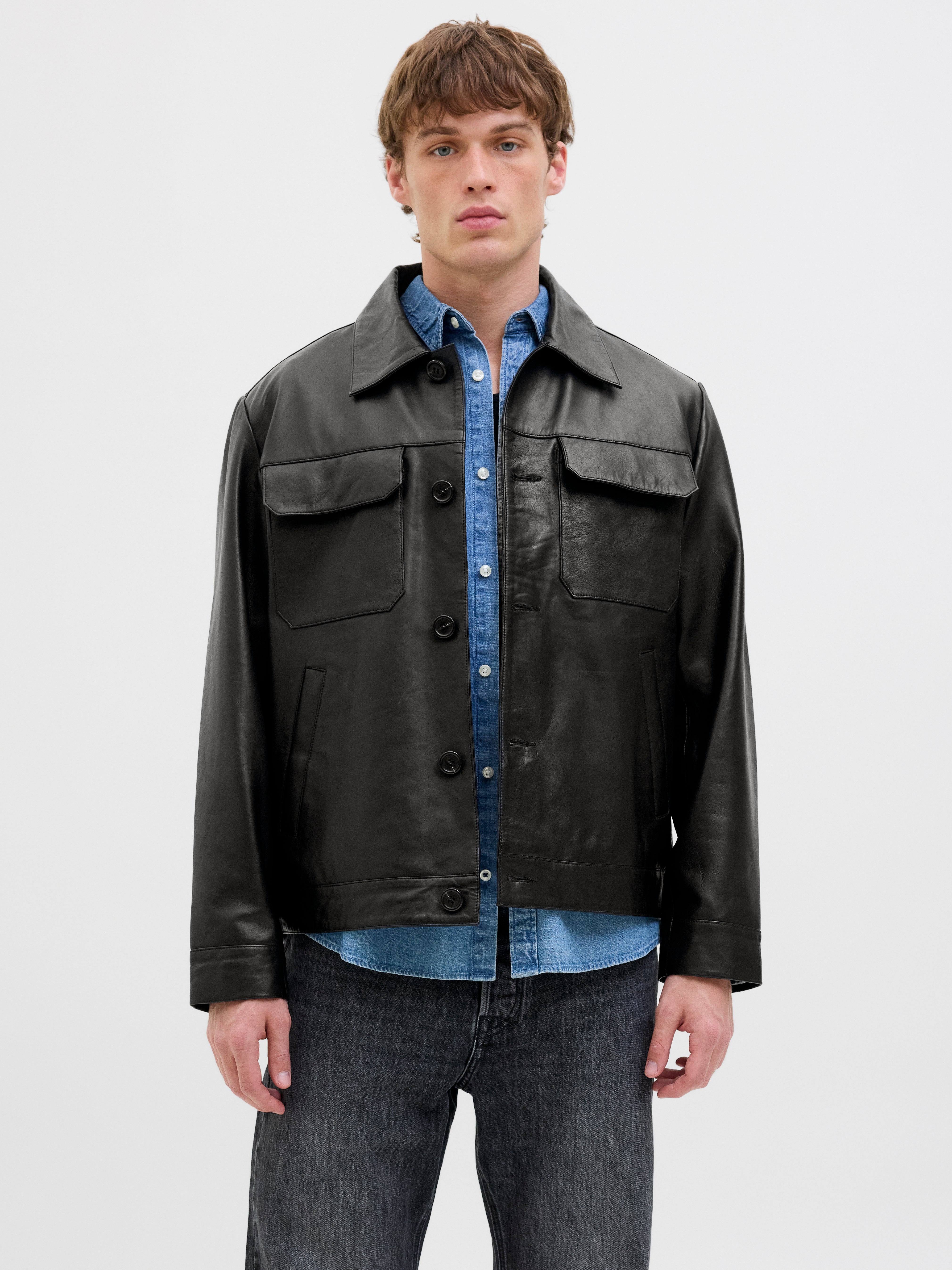 Lederjacke