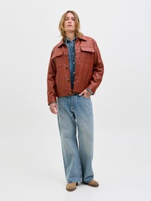 Jack & Jones Lederjacke -Arabian Spice - 12277357