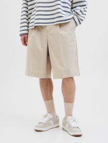 Jack & Jones Baggy fit Chino shorts -Silver Lining - 12277362