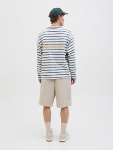 Jack & Jones Krój baggy Krótkie chinosy -Silver Lining - 12277362