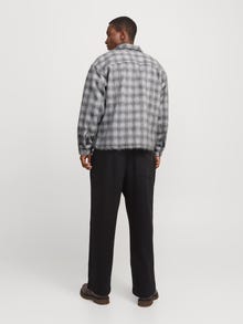 Jack & Jones Wide Fit Overshirt -Gray Flannel - 12277387