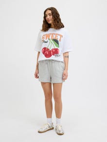 JJXX JXVICKY Sweatstof shorts -Light Grey Melange - 12277476