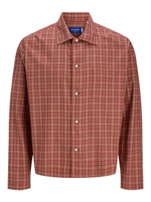 Jack & Jones Wide Fit Skjorte -Arabian Spice - 12277479