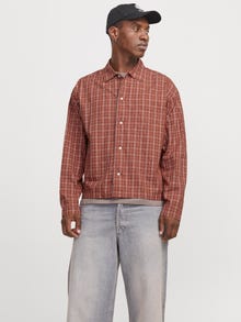 Jack & Jones Wide Fit Skjorte -Arabian Spice - 12277479