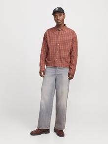 Jack & Jones Wide Fit Skjorte -Arabian Spice - 12277479
