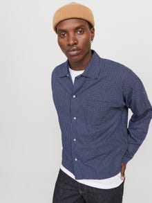 Jack & Jones Wide Fit Shirt -Ocean Cavern - 12277479