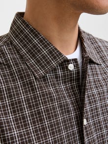 Jack & Jones Wide Fit Skjorte -Chocolate Torte - 12277479