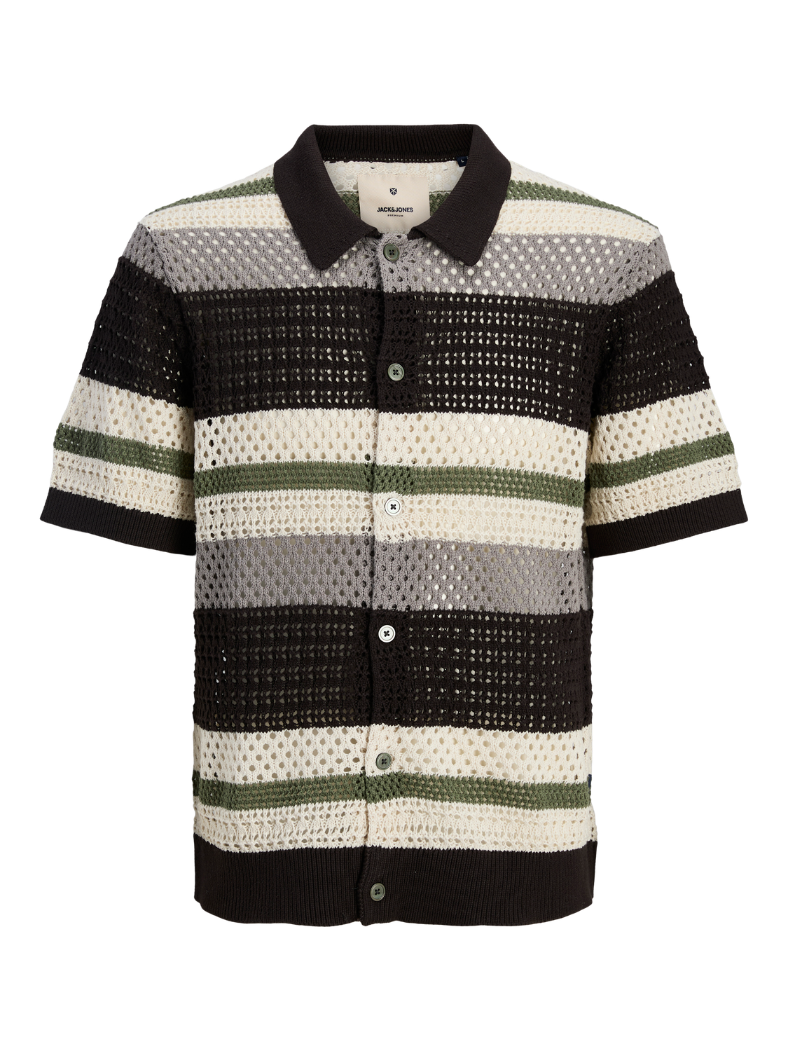 Thumbnail - Gestreift Poloshirt