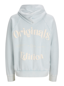 Jack & Jones Back printet Hættetrøje -Skyway - 12277540