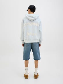 Jack & Jones Back printet Hættetrøje -Skyway - 12277540