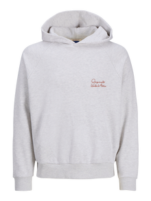 Jack & Jones Hoodie -Bright White - 12277540
