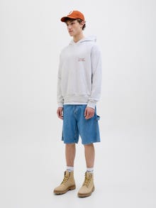 Jack & Jones Hoodie -Bright White - 12277540