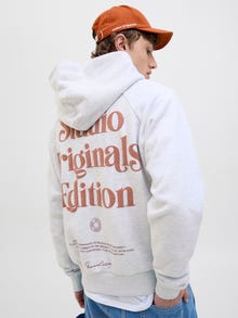 Jack & Jones Hoodie -Bright White - 12277540