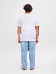 Jack & Jones Plus Size Pack de 5 T-shirt Imprimé -Chambray Blue - 12277543