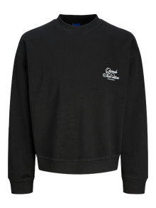 Jack & Jones Achterkant bedrukt Sweatshirt -Black - 12277549