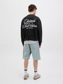 Jack & Jones Achterkant bedrukt Sweatshirt -Black - 12277549