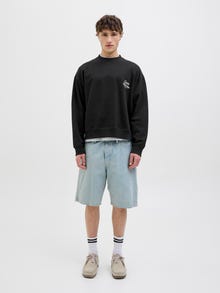 Jack & Jones Achterkant bedrukt Sweatshirt -Black - 12277549