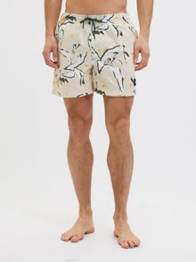 Jack & Jones Calções de banho Regular Fit -Buttercream - 12277556