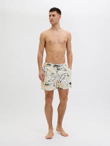 Jack & Jones Calções de banho Regular Fit -Buttercream - 12277556